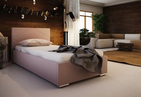 Expedo Pat single tapițat NASTY 5 + somieră, 90x200, Sofie 23