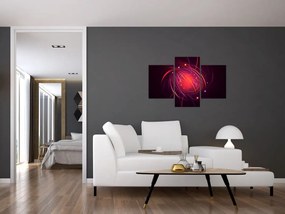 Tabloul modern cu abstacțiune (90x60 cm)