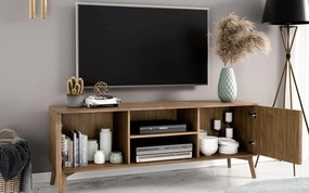 Comodă TV lemn masiv Sia Nature, 150 × 40 × 52 cm