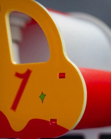 Lustra Copii E27, 8w, Rosu/Galben, Helicopter 1, Kelektron