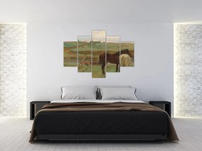 Tablou - Edgar Degas, Horses in a Meadow, reproducere (150x105 cm)