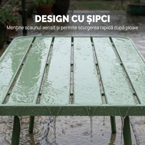 Outsunny canapele metalice verzi | Aosom Romania
