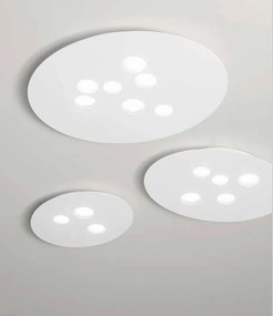 Plafoniera moderna Luna 40x47,5cm, alb sau gri