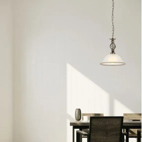 Lustra, Pendul clasic diam.30cm, finisaj brass antique, Odin 60208H GL