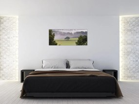 Tablou - Lunca cu copac (120x50 cm)