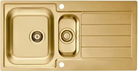 Chiuveta inox Alveus Monarch Line 10 finisaj bronz 98x50 cm