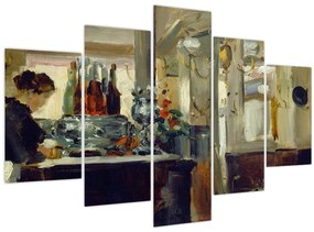 Tablou - Style of Edouard Manet, Bon Bock Cafe, reproducere (150x105 cm)