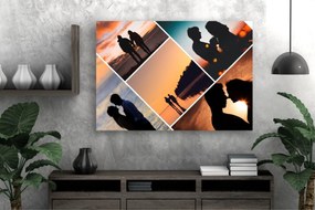 Tablou Canvas Personalizat - Cuplu (colaj 5 fotografii)