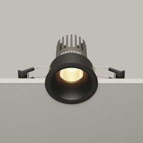 Spot incastrabil LED Dip negru 2700K 10W