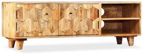 vidaXL Comodă TV din lemn masiv de mango, 118 x 35 x 40 cm