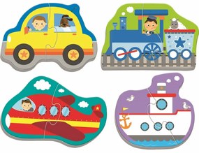 Puzzle Trefl Baby Transport, 8 piese
