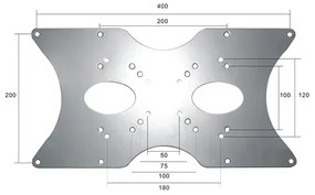NM Newstar vesa adapter plate 400x200