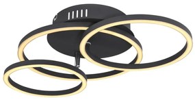 Plafoniera LED moderna design circular KENDY 30W negru