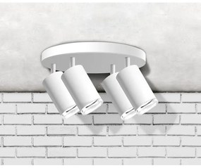 Spot pentru baie TURYN 4xGU10/10W/230V IP44 alb