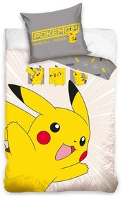 Pokémon #0025 set de lenjerie de pat 140×200cm, 70×90 cm