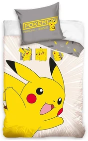 Pokémon #0025 set de lenjerie de pat 140×200cm, 70×90 cm