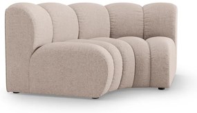 Modul pentru canapea modulară bej cu tapițerie din chenille (cu colț variabil) Lupine – Micadoni