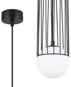 Lustră pe cablu Sollux SL.1332 BRINA 1xG9/8W/230V negru