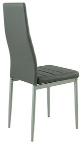 Set de masă Verna 4+1 gri-gri