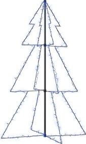 vidaXL Brad Crăciun conic, 200 LED-uri, 98x150 cm, interior & exterior