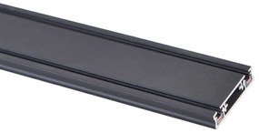 Sina magnetica slim, neagra, 2 metri, Klausen