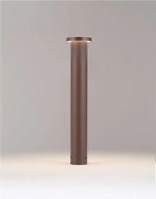 Stalp de exterior LED 3000K, IP65 BAST H-45cm corten