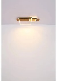 Globo VANNI 67289D1 - plafonieră LED, 24W/230V, maro/negru