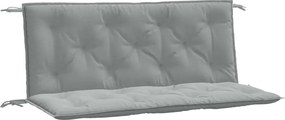 vidaXL Pernă bancă de grădină 2db melanj gri deschis 120x50x7cm textil