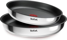 Tigăi cu suprafață antiaderentă/cu mâner reglabil 2 buc. din oțel inoxidabil ø 26 cm INGENIO Cook Eat L8813S75 – Tefal