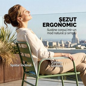 Outsunny canapele metalice verzi | Aosom Romania