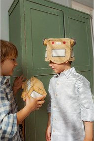 Coș de jucării pentru copii galben ocru din material textil 22x19x15 cm School Bus – Lorena Canals