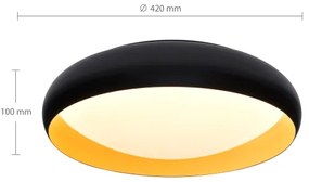 Plafonieră LED dimabilă Brilagi LIVIA LED/48W/230V 3000-6500K + telecomandă