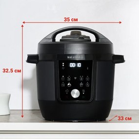 Instant Pot Plus 60 WiFi, 1000W, 5.7 l, 9 programe, control WiFi, ecran LCD, oțel inoxidabil, negru