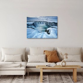 Tablou - Cascadele zeilor, Islanda (70x50 cm)