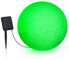 Shinestone Solar 50, lampă tip bilă, panou solar, Ø 50 cm, LED RGB, IP68, baterie