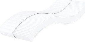 vidaXL Saltea din spumă, alb, 100x220 cm, duritate H2 H3