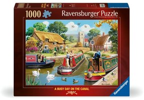 PUZZLE O ZI AGITATA PE CANAL 1000 PIESE - RAVENSBURGER (RVSPA01521)