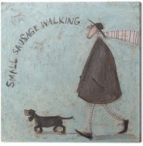 Tablou pe pânză Sam Toft - Small Sausage Walking