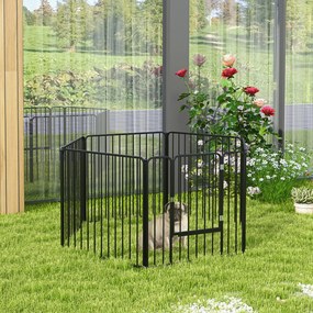 PawHut Tarc de Joaca Rezistent pentru Caini din 6 Panouri pentru Animale de Companie Interior Exterior | Aosom Romania