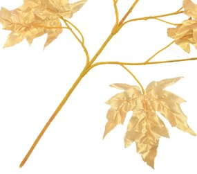 Frunze artificiale de artar, 10 buc., auriu, 75 cm Auriu, 10