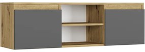 Suport TV modern fără mânere MODERN 120 cm - diverse culori artisan mix antracit