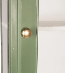 Dulap înalt din metal, verde, 54x42x184 cm, „Merville”