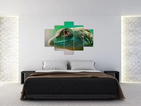 Tablou detailat cu o șopârlă (150x105 cm)
