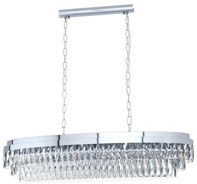 Lustră pe lanț VALPARAISO 13xE14/40W/230V crom lucios Eglo 39495