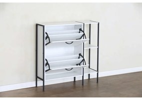 Botník SOVIO, 2 etaje, alb