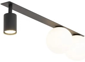 Spot încastrat VOX 2xG9/8W/230V + 1xGU10/10W negru