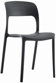 Scaun IPOS din plastic negru