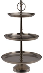 Platou metalic cu 3 niveluri, 50 cm