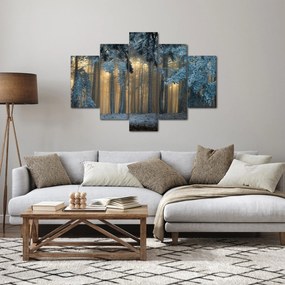 Tablou cu pădure înzăpezită (150x105 cm)