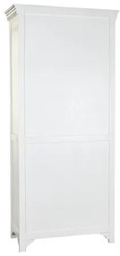 Vitrina alba, din lemn de mango, Grace
